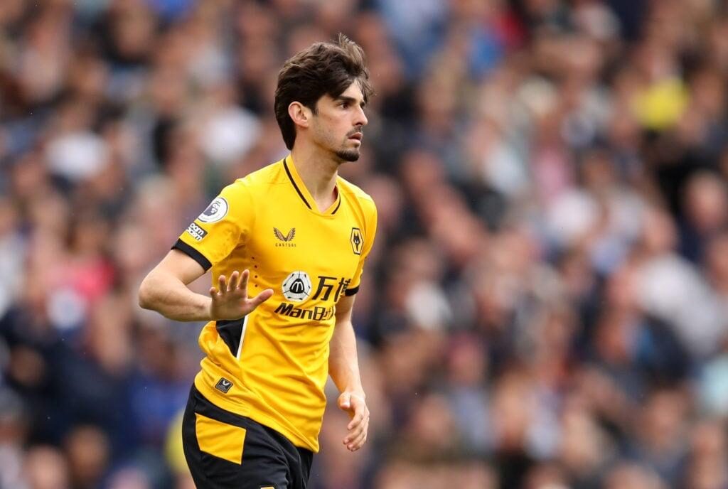 Francisco Trincao của Wolverhampton Wanderers trong trận đấu tại Premier League giữa Chelsea và Wolverhampton Wanderers tại Stamford Bridge