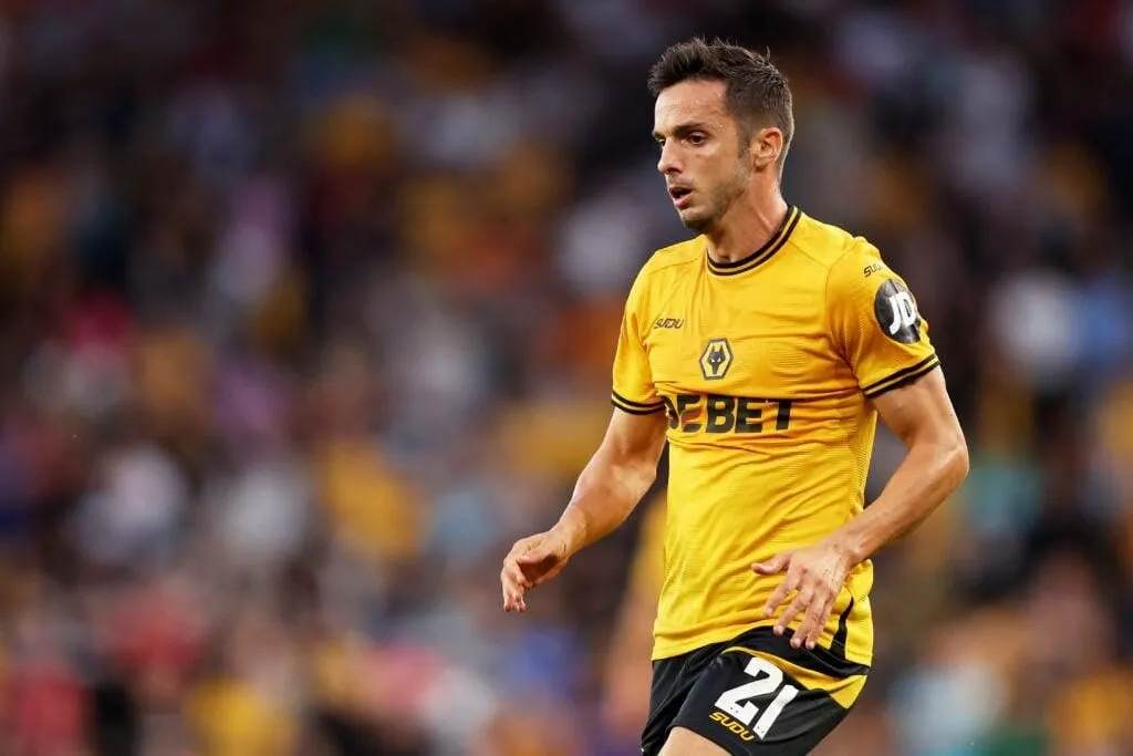 Pablo Sarabia của Wolverhampton Wanderers trong trận đấu vòng hai Carabao Cup giữa Wolverhampton Wanderers và Burnley tại Molineux vào tháng 8